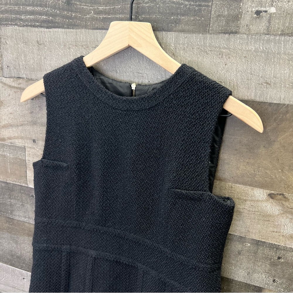 Diane Von Furstenberg Black Jackie Novelty Boucle Dress Timeless Wool Dress - Picture 4 of 10